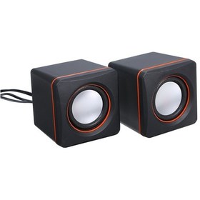 Resim Yuntech01 Dizüstü Bilgisayar Masaüstü Mini Hoparlör, Kablolu Derin Tabanlı Ses, 3.5mm Ses Jack İle Uyumlu, Ev/ofis Kullanıma Ideal 