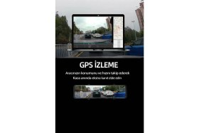 Resim Qifit 12” Dokunmatik Akıllı Dikiz Aynası Kamera CarPlay Android Auto FM Transmitter 4K Çift Kamera 