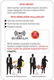 Resim Garbalia Orleans Vintage Deri Gri Telefon Bölmeli El Çantası Cüzdan Kartlık 