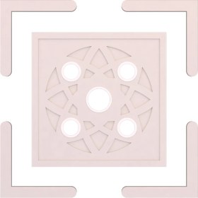 Resim Motifpiyer Tavan Spot Göbek Kenarlı Kare 11-60X60 L-Dis Citali 