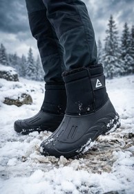 Resim Gezer Erkek Kışlık İçi Peluşlu Su Geçirmez Tek Cırt Cırtlı Boğazdan Ayarlanabilir Rahat Taban Günlü 