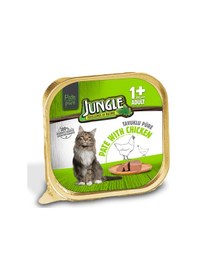 Resim Jungle Tavuklu Pate Yetişkin Kedi Yaş Maması 100 G 