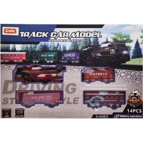 Resim Ctoy Oyuncak Işıklı ve Pilli Lokomotif Tren Set CTOY-2215-2 