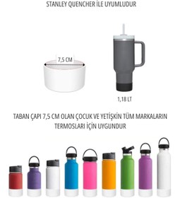 Resim Mamastuff Koruyucu Silikon Altlık Taban - Yeşil Silver Simli 