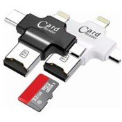 Resim Reader iOs Android Type-C Usb SD Card 4in1 Dönüştürücü 