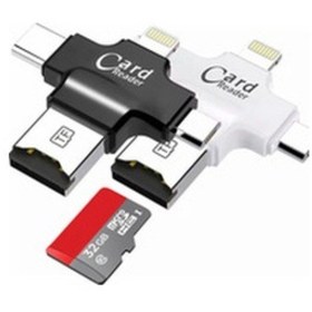 Resim Reader iOs Android Type-C Usb SD Card 4in1 Dönüştürücü 