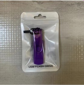 Resim Oldfriend 100gb Mor Type-c Otg Yüksek Hız Usb Flash Bellek Gerçek Kapasiteli 