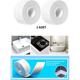 Resim Rowermax Su Sızdırmaz Geçirmez Bant Lavabo Küvet Kenar Bandı 2 Li Set 