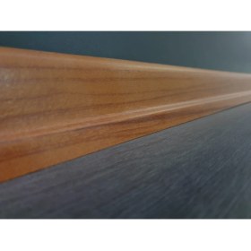 Resim Pasha Dekor 6 cm Açık Iroko Parke Süpürgelik 