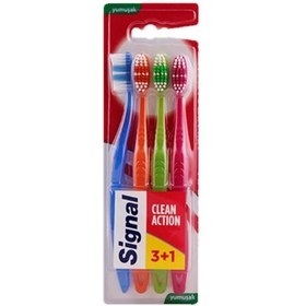Resim Signal Clean Action 4lü Diş Fırçası 