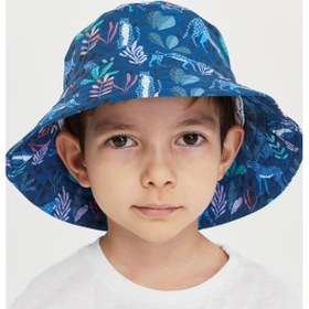 Resim Benitto Kids Erkek Çocuk Desenli Bucket Şapka 7009-yeşil 