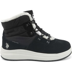 Resim U.s. Polo Assn. Momo 5pr Siyah Kadın Sneaker Bot Siyah 
