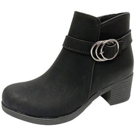 Resim Fix 6013 Yağlı Deri Trend Fashion Kadın Bot Siyah 