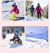 Resim Ambition No.0250 Çocuk Kayak Gözlüğü Kar Gözlüğü, Çift Katmanlı İd 