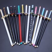 Resim Anime tarzı dayanıklı imza kalemi - öğrenciler ve ofisler için yaratıcı PVC yazım aracı, anime hayranları için ideal hediye 