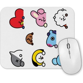 Resim Baskı Dükkanı BT21 Bts Mouse Pad 
