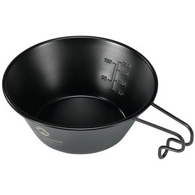 Resim Reedark Kampçılar İçin Paslanmaz Çelik Ölçekli Yemek Kasesi Seti - Taşınabilir Ve Hafif Siyah 