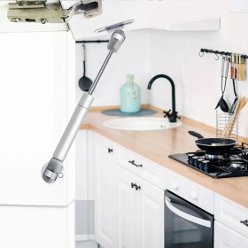 Resim Taka Amortisör Mutfak Dolap Kapak Amortisörü 80N Gazlı Piston 