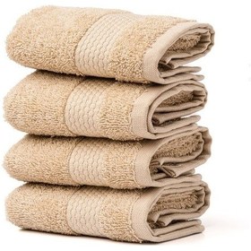 Resim Soley Minerva %100 Doğal Pamuklu 4'Lü Misafir - Mutfak Havlusu Seti Bej 30 x 50 Bej 