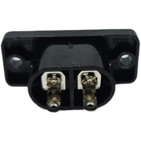 Resim electroon 220Volt AC Şase Fiş Çift Yarıklı 35x15mm 