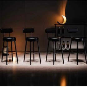 Resim J&S QUALİTY Montaj Gerektirmez Hazır Bar Sandalyesi, Ikea Kadın Tasarımı 75 Cm Mutfak Adası Bar Taburesi 