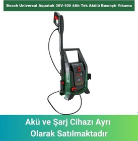 Resim Bosch Universalaquatak 36v-100 Akülü Yıkama Makinesi Akü Ve Sarj Yoktur 06008c7000 