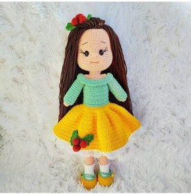 Resim Amigurumi Organik Oyuncak Bebek 26 