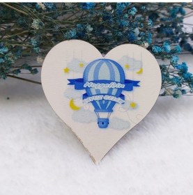 Resim Balon Baskılı Ahşap Magnet Bebek Magnetleri 30 Adet 