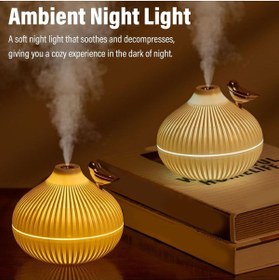 Resim BigSale Kuş Hava Nemlendirici Ultrasonik Difüzör Gece Lambası 