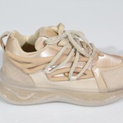 Resim Dgn B1014 Kadin Kalin Taban Bağcikli Sneakers Ayakkabı 