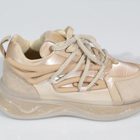 Resim Dgn B1014 Kadin Kalin Taban Bağcikli Sneakers Ayakkabı 