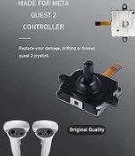 Resim IKPEK Oculus Quest 2 Kumandası için 4 Adet Joystick Değiştirme, Joystick Analog Parmak Çubuğu Onarım Kiti Oculus Quest 2 Aksesuarları için 