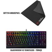 Resim Razer BlackWidow V3 Tenkeyless - Türkçe + Trust GXT754 Mouspad L Bundle 