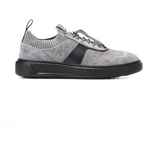 Resim Franceschettı Erkek Oxford ( Klasik) 2259052.3520CI55 CAMOSCIO Grigio 