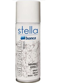 Resim Bianca Stella Mermer Efekt Sprey Beyaz 
