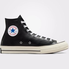 Resim Converse Chuck 70 Leather Kadın Siyah Sneaker 
