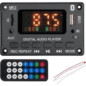 Resim Magicvoice Usb-Sd-Aux-Bluetooth Kumandalı Oto Teyp Çevirici 