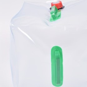 Resim 1 adet 10L/20L Açık Hava Katlanabilir BPA'sız Plastik Su Taşıyıcı Tank, Katlanabilir Acil Su Kabağı Konteyner Çantası Spor Kamp Yürüyüş Piknik BBQ için 