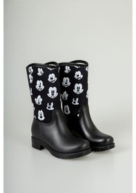 Resim Gimer - Michey Baskılı Kar Botu - Aysb070101G Siyah 