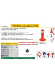 Resim Evelux Otopark Düzenleyici Esnek Delinatör - 