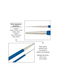 Resim Takı Telini Sarmak Ve Atlama Döngüleri Oluşturmak İçin Sarma Aleti, 2 Parça Sarma Mandreli Ve 1 Parça 6'sı 1 Arada Kefalet Pensesi 