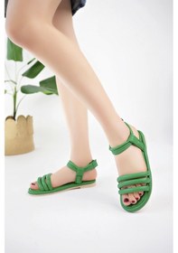 Resim Modafrato Emma Cırtlı Anatomik Taban Kadın Sandalet Hafif Yazlık Ayakkabı 