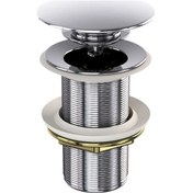 Resim Bocchi Krom Lavabo Süzgeçi Su Taşma Deliksiz 6190-0001 Üst Grup 