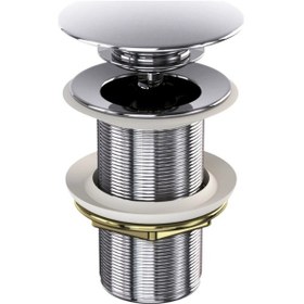 Resim Bocchi Krom Lavabo Süzgeçi Su Taşma Deliksiz 6190-0001 Üst Grup 