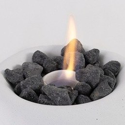 Resim Koza Home Inferno Yuvarlak Beyaz Ateş Çukuru 6276 Beyaz 