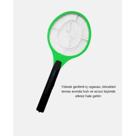 Resim Zero Land Drnds Taşınabilir Elektronik Sineklik - Üç Katmanlı Güvenli Izgara ve Kimyasız Koruma 