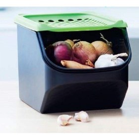 Resim Tupperware Kiler Midi 3 Litre Yeşil Patates Soğan Saklama Kabı As N1142096 Çok Renkli 