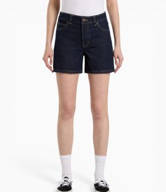 Resim 984 5 Inch High Waist Jean Kadın Şort - Rinsed / 26 