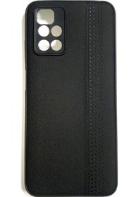 Resim Xiaomi Redmi 10 2022 Deri Görünümlü Spor Yumusak Kilif 