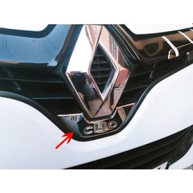 Resim Renault Clio 4 Krom Amblem Çerçevesi 2012 Ve Üzeri P.çe... 